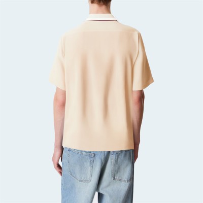 High quality button down double pocket men's shirt