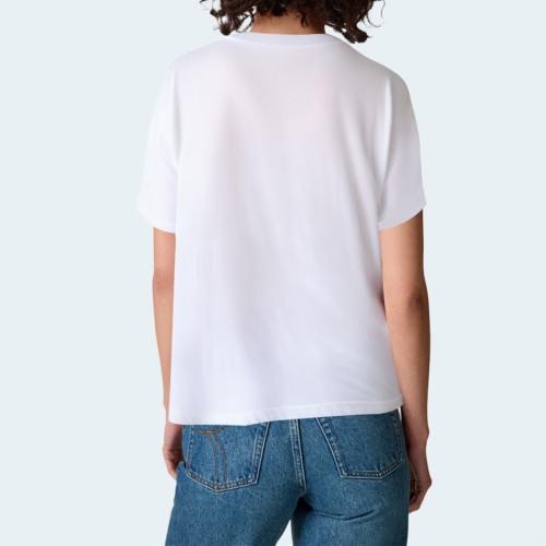 Simple and versatile round neck women's short sleeves