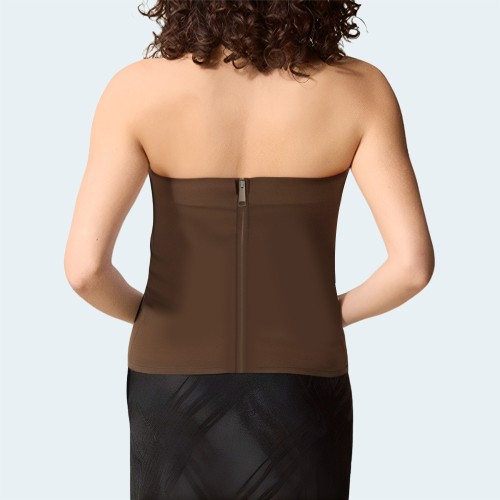 New fashionable brown women's wrap vest