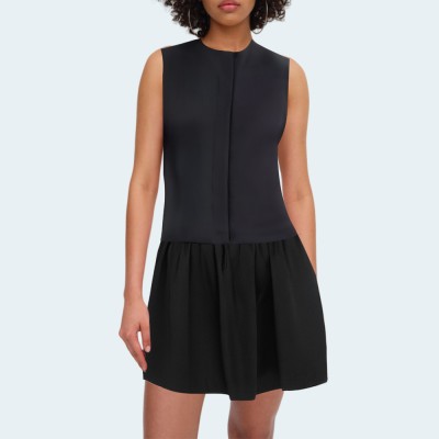 Fashion round neck sleeveless women's vest