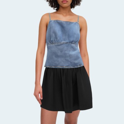 New fashionable backless women's denim camisole