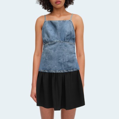 New fashionable backless women's denim camisole