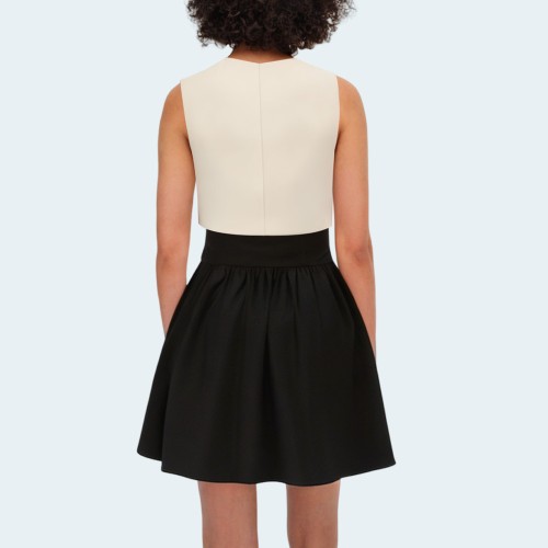 Square neck sleeveless stretch women's tank top