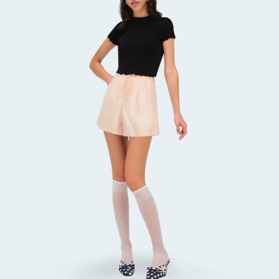 Summer new style silky texture women's shorts
