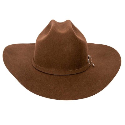 Fashionable brown quality women's cowboy hat