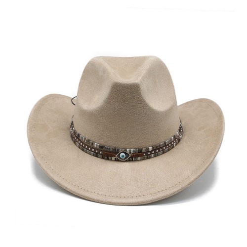 New style fashionable women's suede cowboy hat