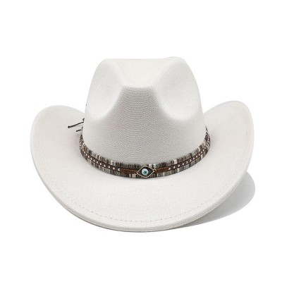 New style fashionable women's suede cowboy hat