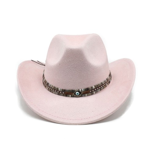 New style fashionable women's suede cowboy hat