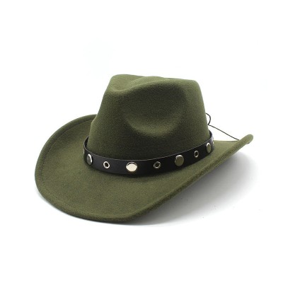 Lightweight and breathable tweed women's cowboy hat