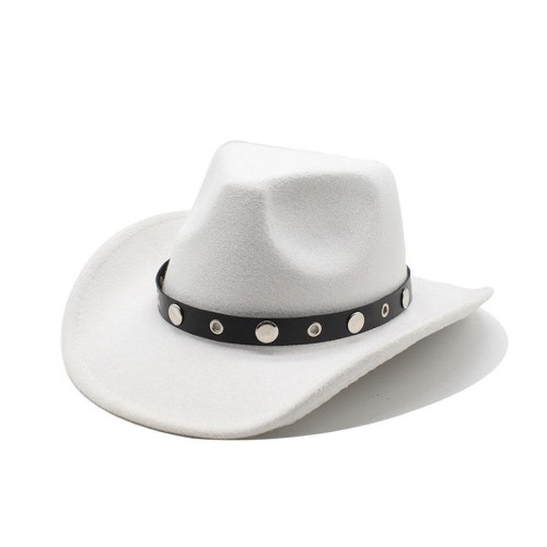 Lightweight and breathable tweed women's cowboy hat