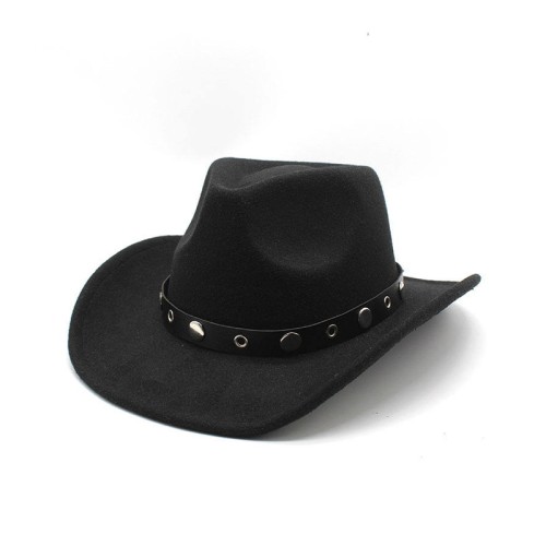 Lightweight and breathable tweed women's cowboy hat
