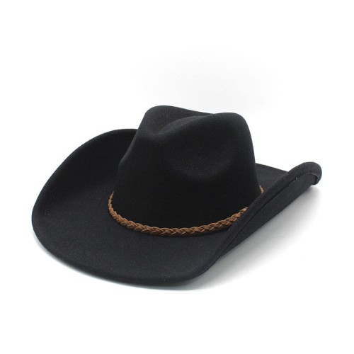 Outdoor wide brim women's western cowboy hat