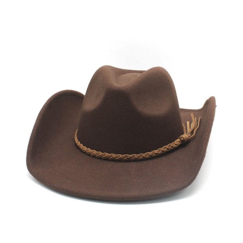 Outdoor wide brim women's western cowboy hat