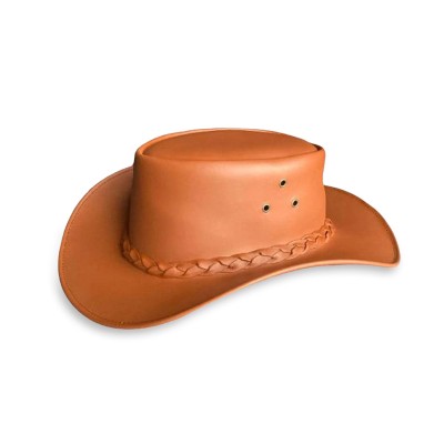 High-grade leather women's cowboy western hat