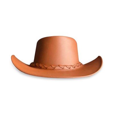 High-grade leather women's cowboy western hat