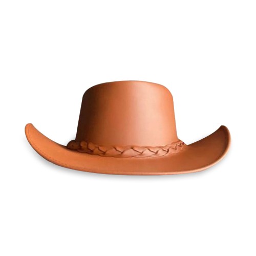 High-grade leather women's cowboy western hat