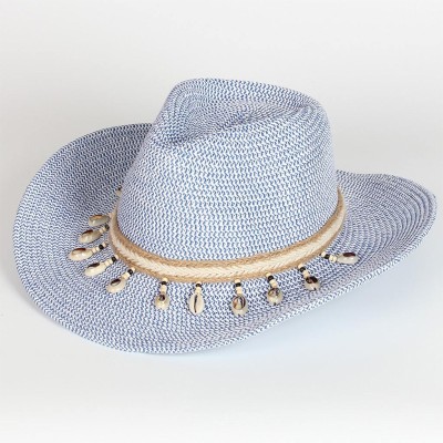 Sun protection curved wide brim women's cowboy hat