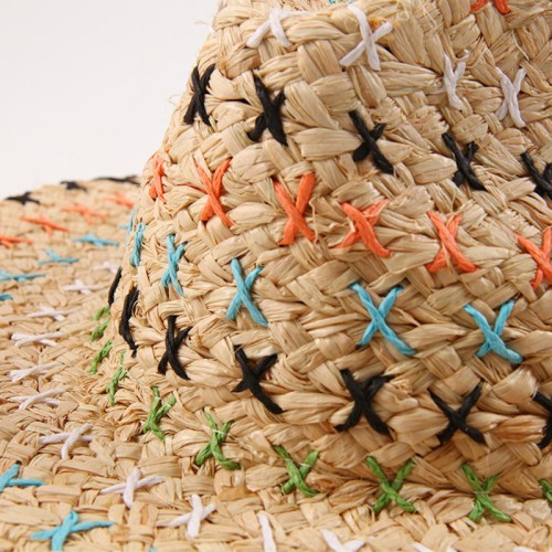 High quality fashionable woven women's straw hat