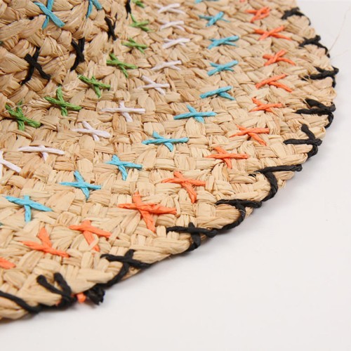 High quality fashionable woven women's straw hat