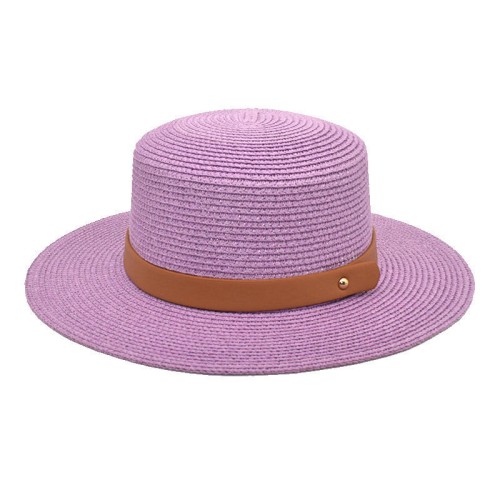 Summer wide brim ladies woven straw hat