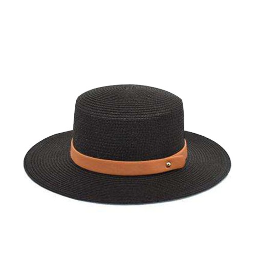 Summer wide brim ladies woven straw hat