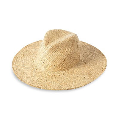 Lightweight casual women's woven straw hat