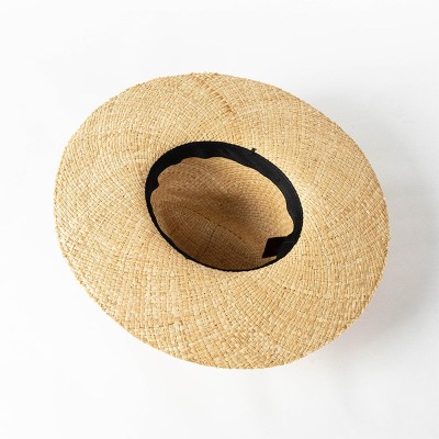 Lightweight casual women's woven straw hat
