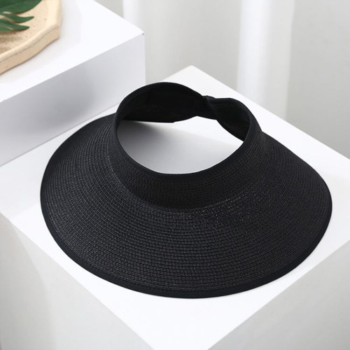 Lightweight wide-brimmed women's straw sunhat