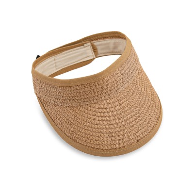 Summer solid color outdoor women's sun hat