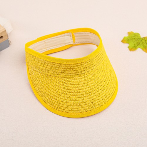 Summer solid color outdoor women's sun hat