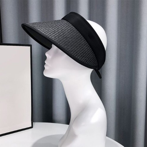 Casual straw hollow top women's sun hat
