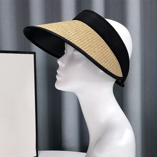 Casual straw hollow top women's sun hat
