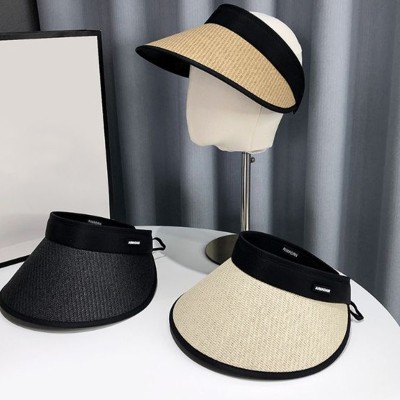 Casual straw hollow top women's sun hat