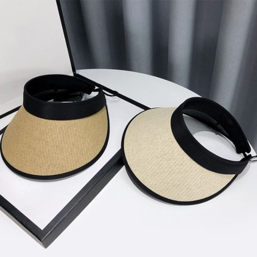 Casual straw hollow top women's sun hat