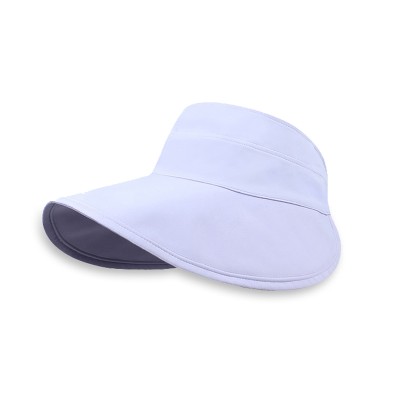 Lightweight double-sided wide-brimmed women's sun hat