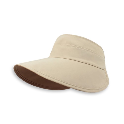 Lightweight double-sided wide-brimmed women's sun hat