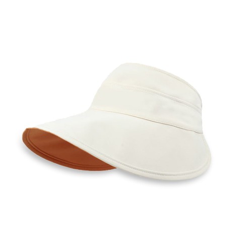 Lightweight double-sided wide-brimmed women's sun hat