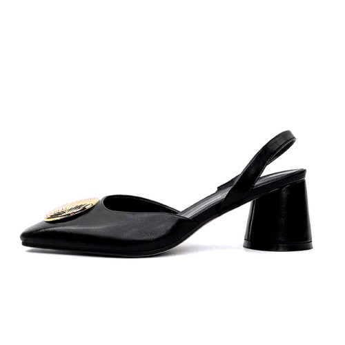 New elegant flat toe ladies thick heel sandals